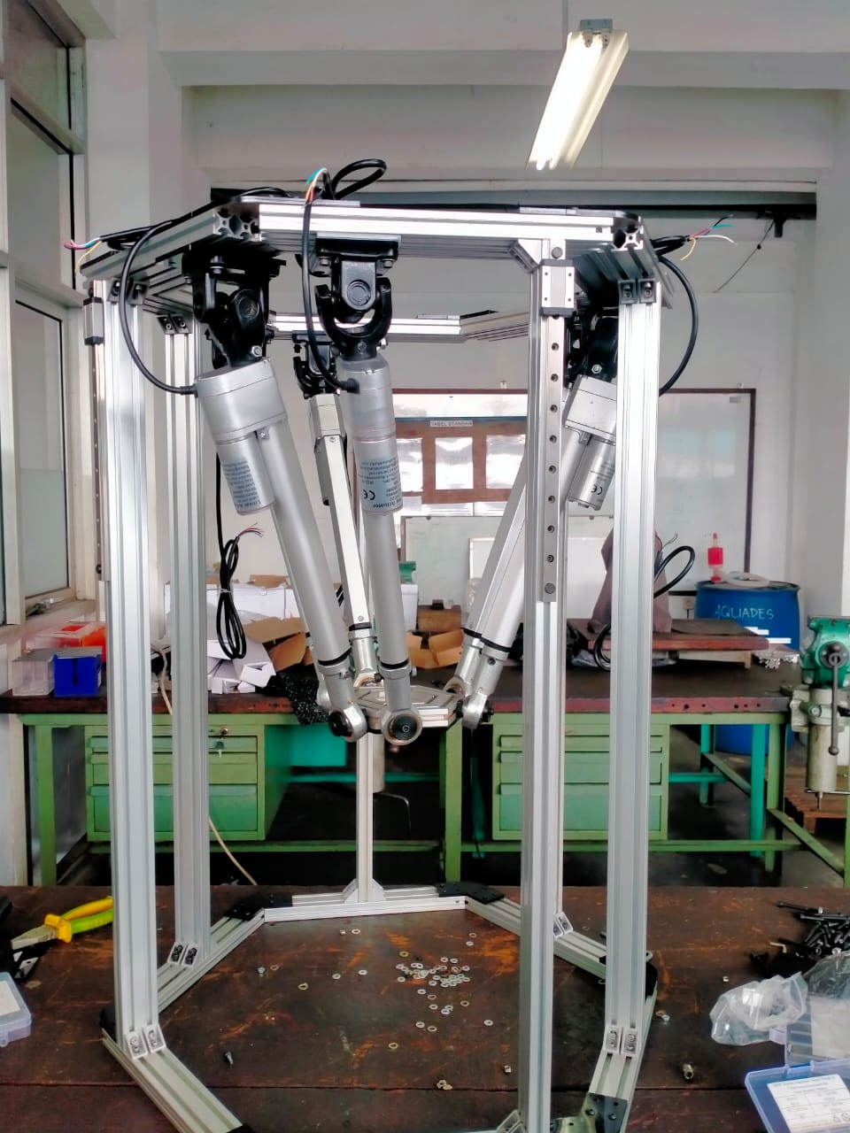 并联机器人PMS-CNC Machine Mechanical Design SW
